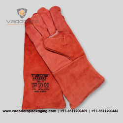 TIGO'S LH01-RED LEATHER HAND GLOVES