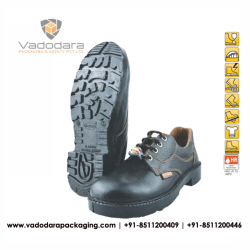 Veto-Power Leather Nitrile Rubber Safety Shoes