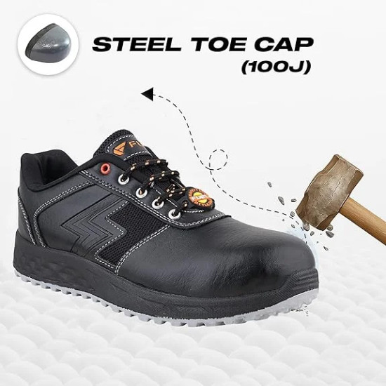 FUEL GRAVIX BLACK SAFETY SHOES